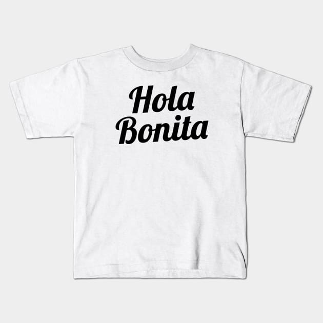 Hola Bonita Kids T-Shirt by liviala